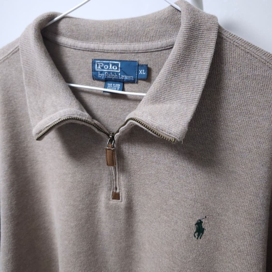 폴로 베이지 하프집업 XL 상품이미지3