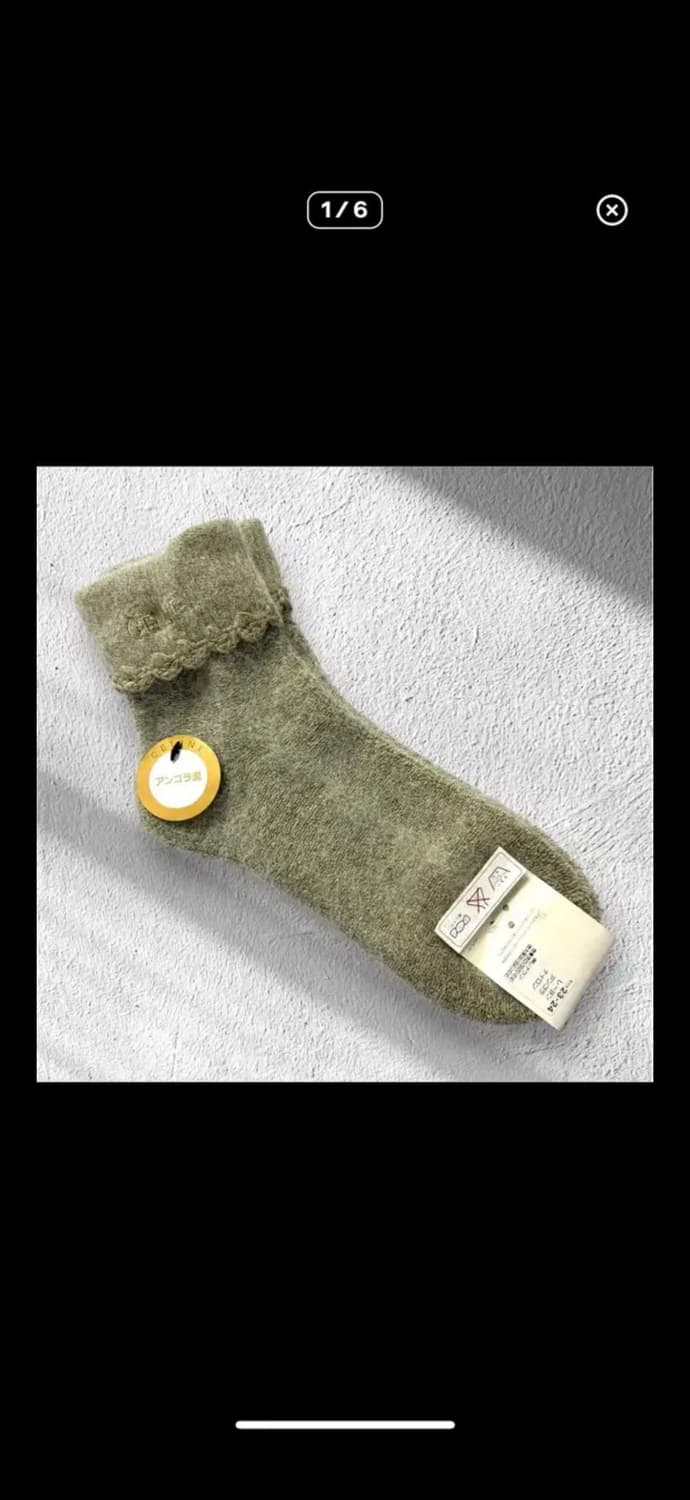 셀린느 정품 앙고라양말(새) 상품이미지1