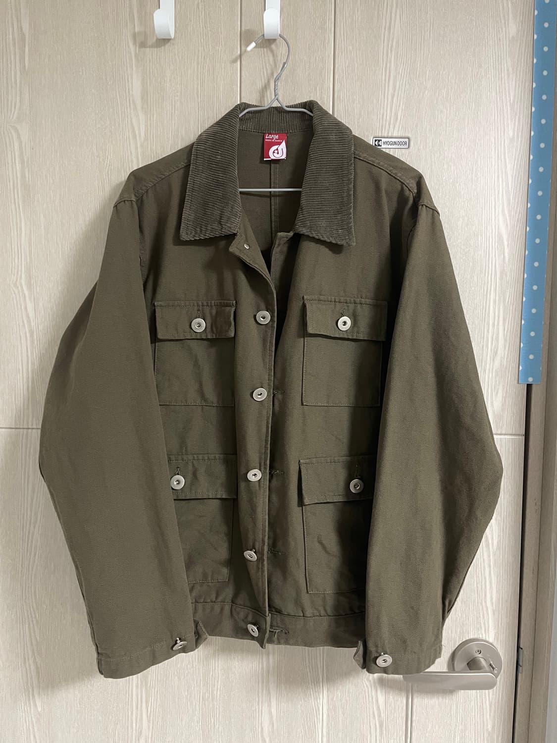 [L]카키 필드자켓 상품이미지1