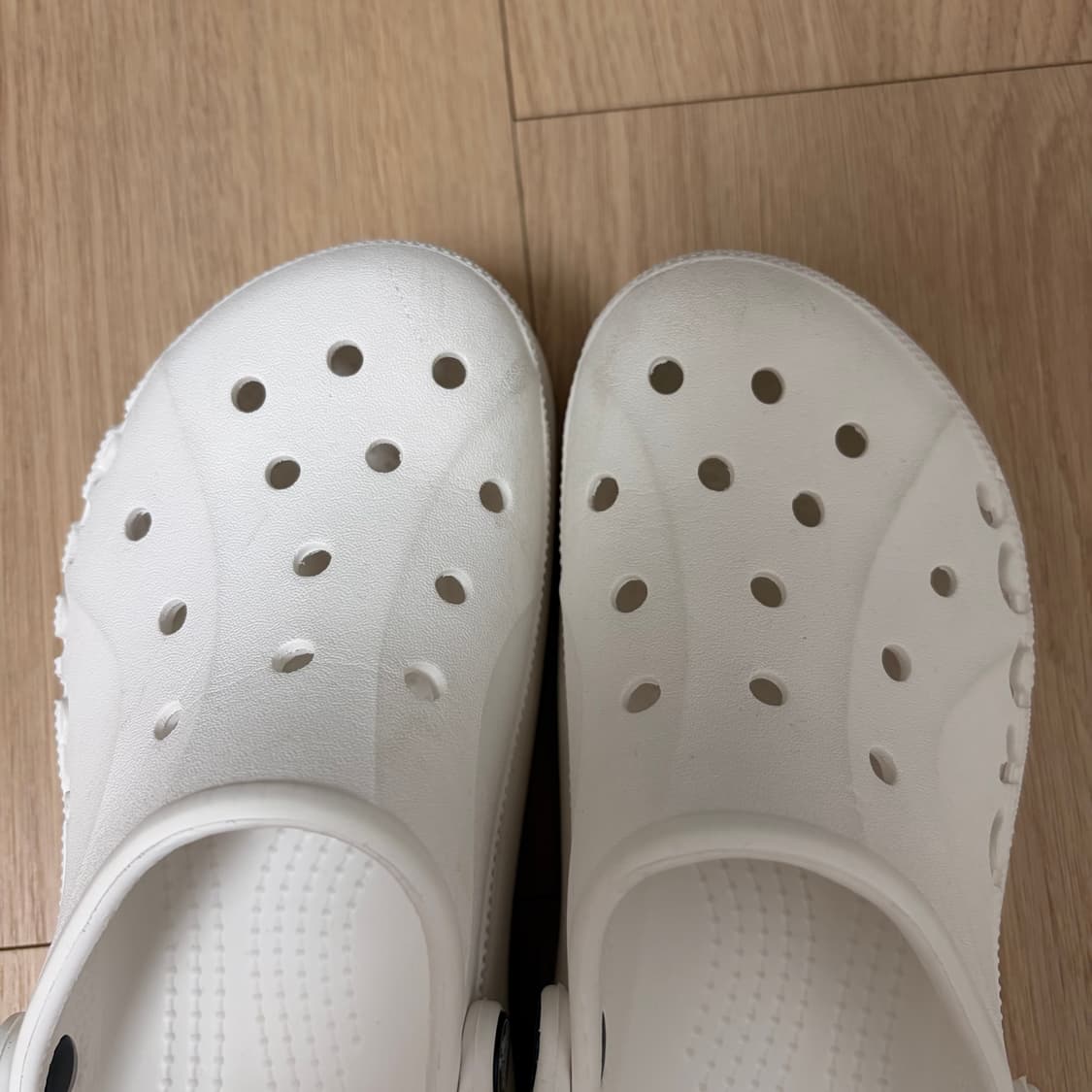 크록스 플랫폼 클로그 흰색 샌들 슬리퍼 W6 상품이미지2