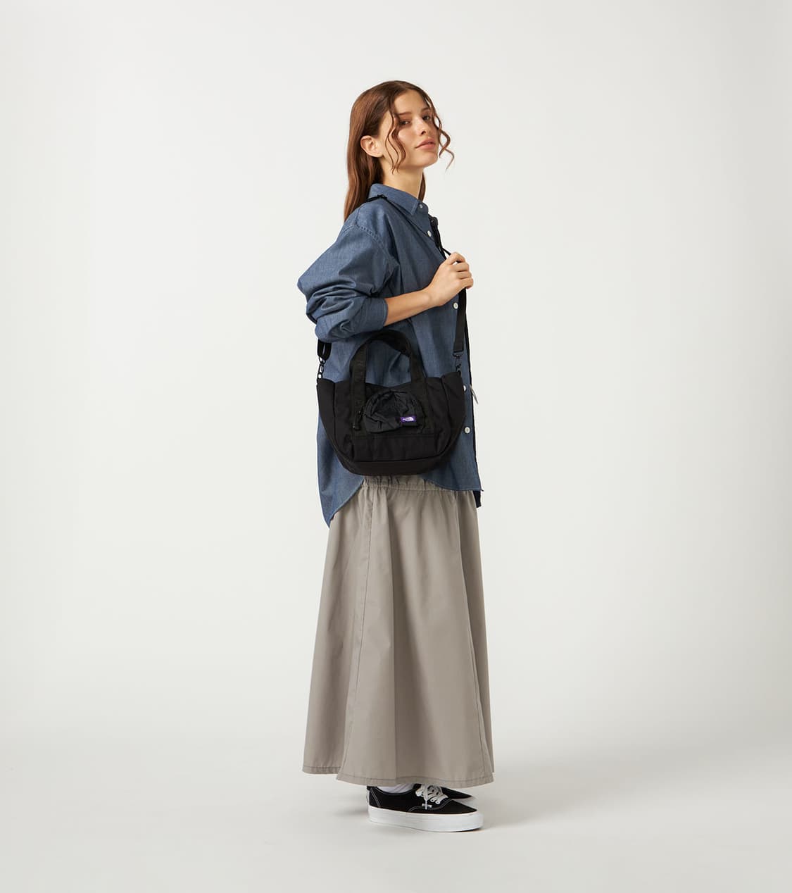 노스페이스 퍼플라벨 코듀라 나일론 숄더 토트백 판매  상품이미지3