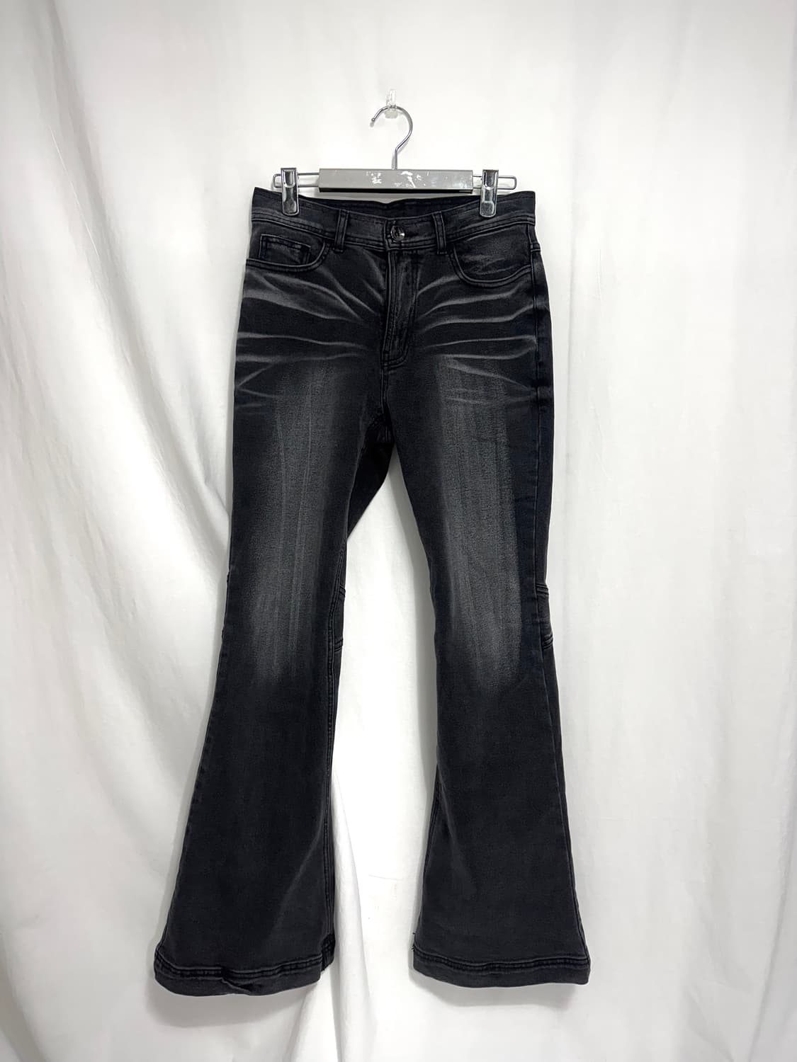 Denim washed boots cut pants 상품이미지1