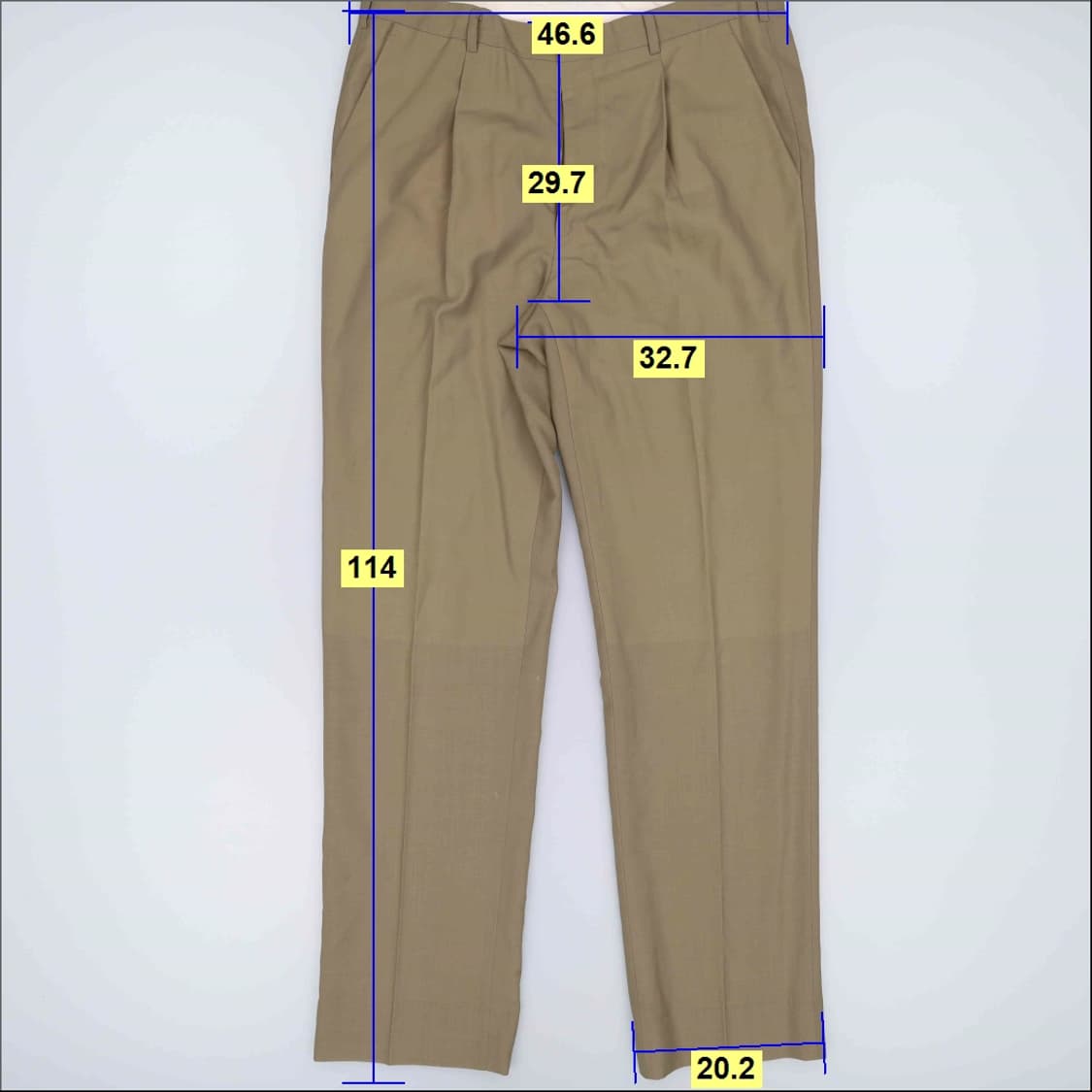 실측확인 지방시 슬랙스(얇음) 0428H 상품이미지6
