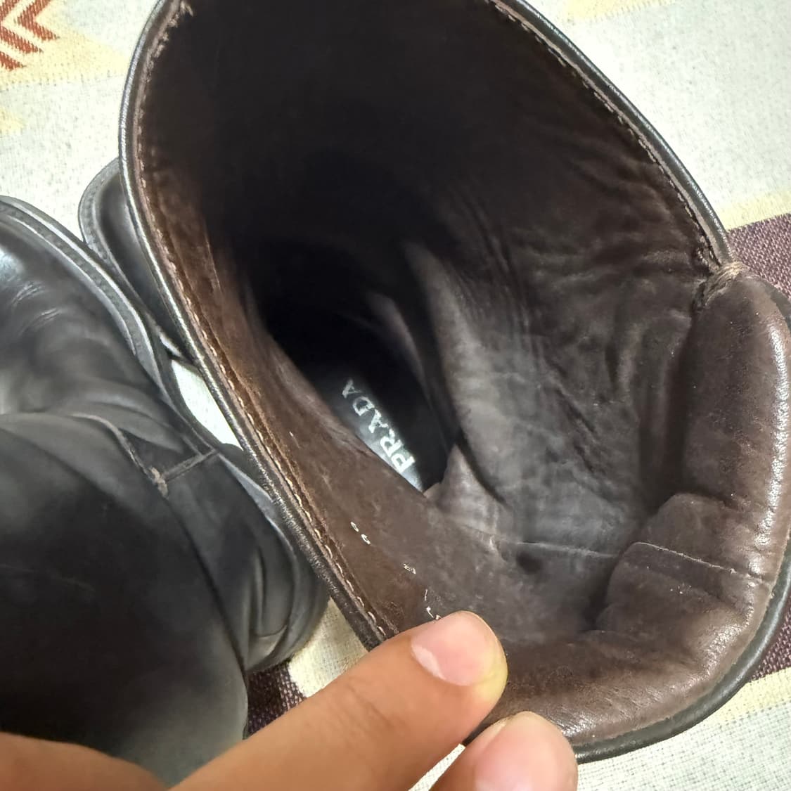 프라다 스퀘어 부츠 상품이미지5