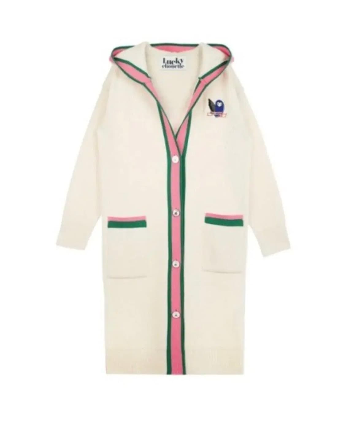 럭키슈에뜨 울블랜드 후드롱 니트가디건 36사이즈 상품이미지6