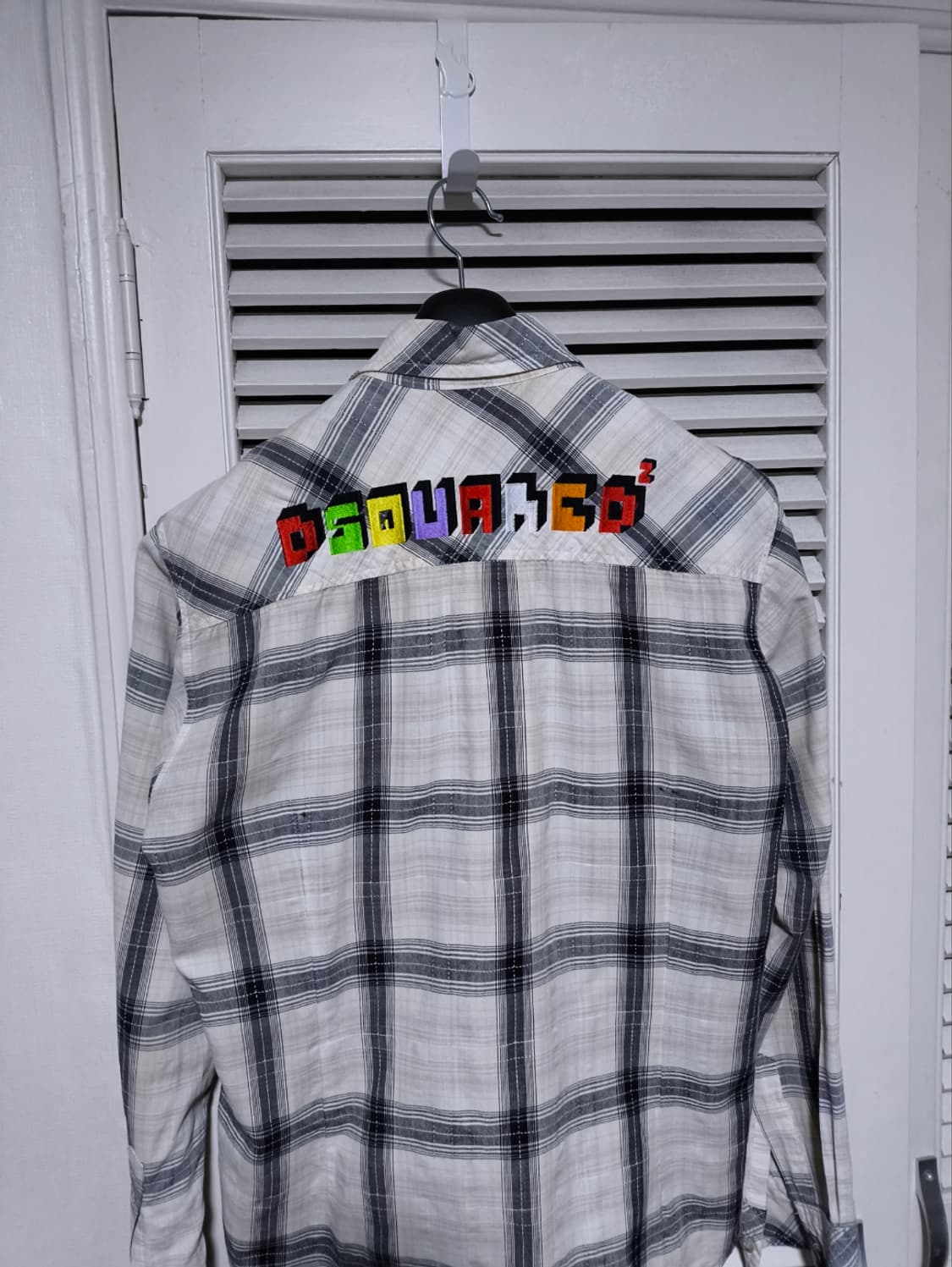 L 디스퀘어드 레트로 체크셔츠 상품이미지1