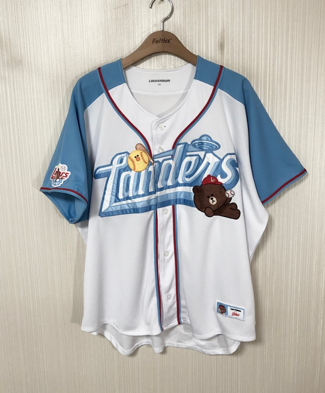 KBO 라커디움 SSG랜더스X라인프렌즈 유니폼 120 #2 박성한 상품이미지1