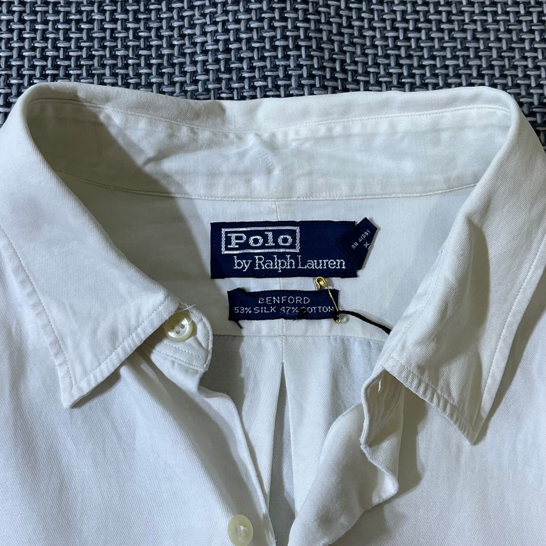 폴로 랄프로렌 실크 화이트셔츠(kold_8406) 상품이미지4