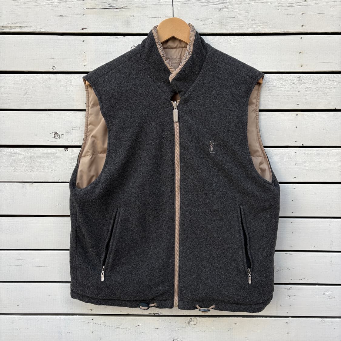 Yves Saint Laurent 입생로랑 리버시블 양면 패딩 조끼 상품이미지4