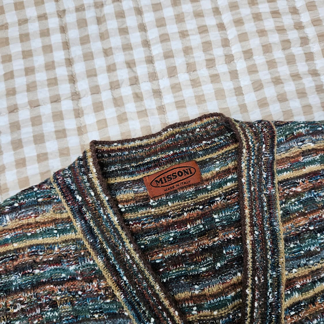 미쏘니 니트 가디건 남자100 상품이미지2