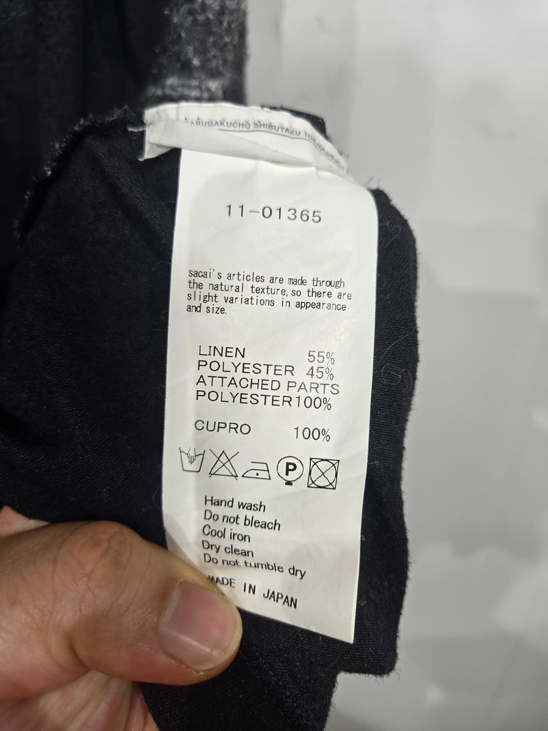 사카이 블랙 롱 티셔츠 옆트임 포인트 원피스 상품이미지5