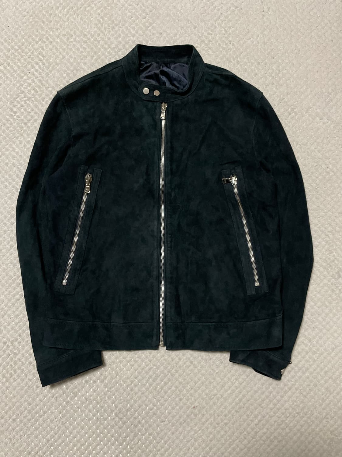 VANHART X SIEG 웨스턴 무드 염소가죽 스웨이드 레더 자켓 상품이미지1