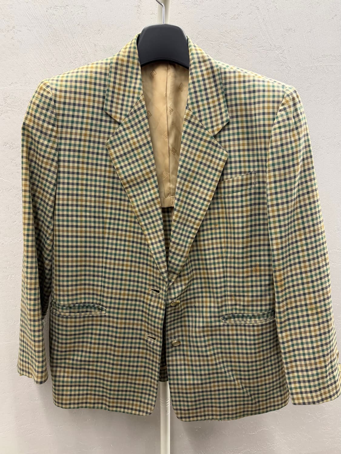 닥스(DAKS) 빈티지 체크 블레이저 자켓 상품이미지5