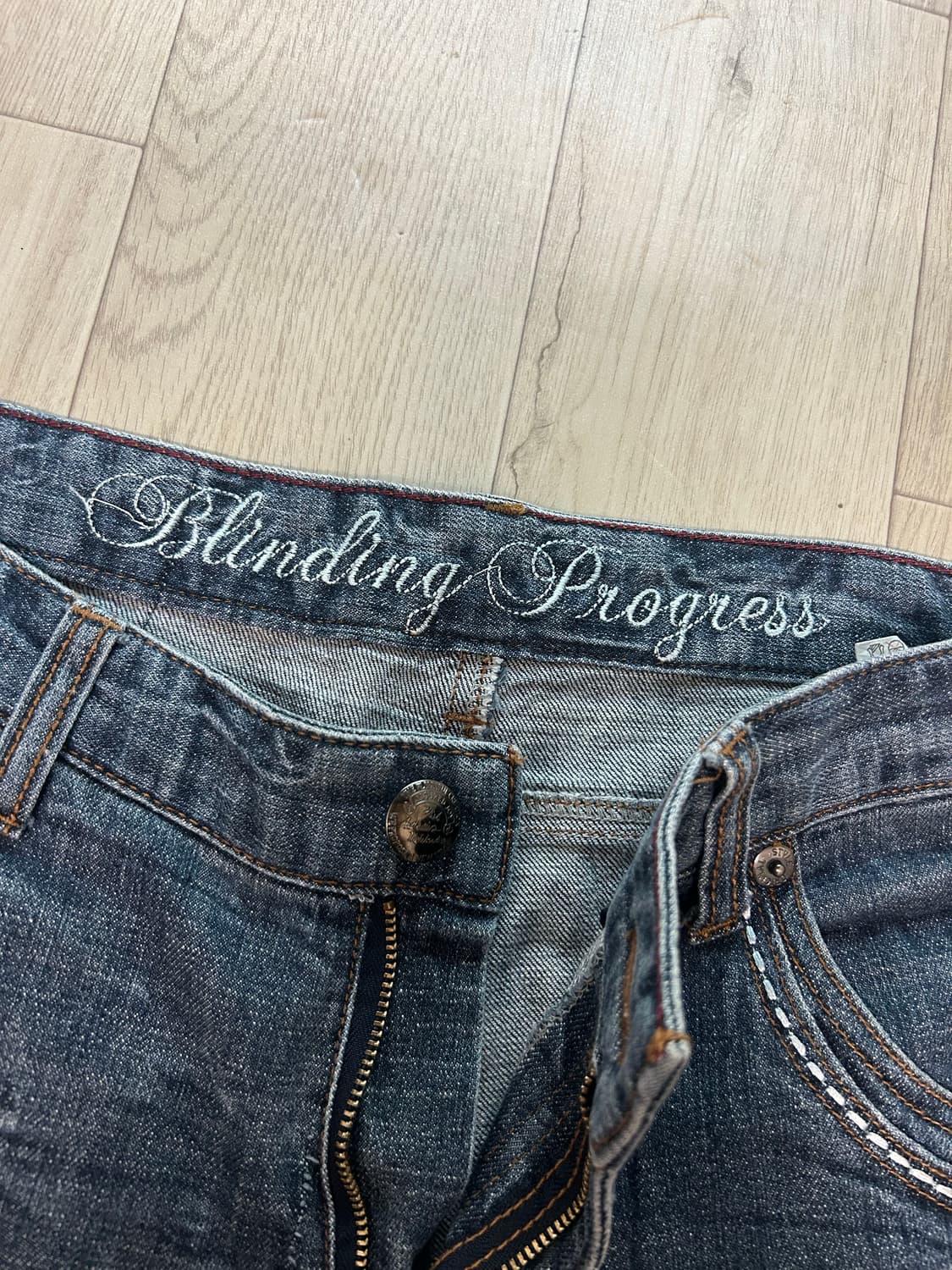 빈티지 워싱 청바지 상품이미지2