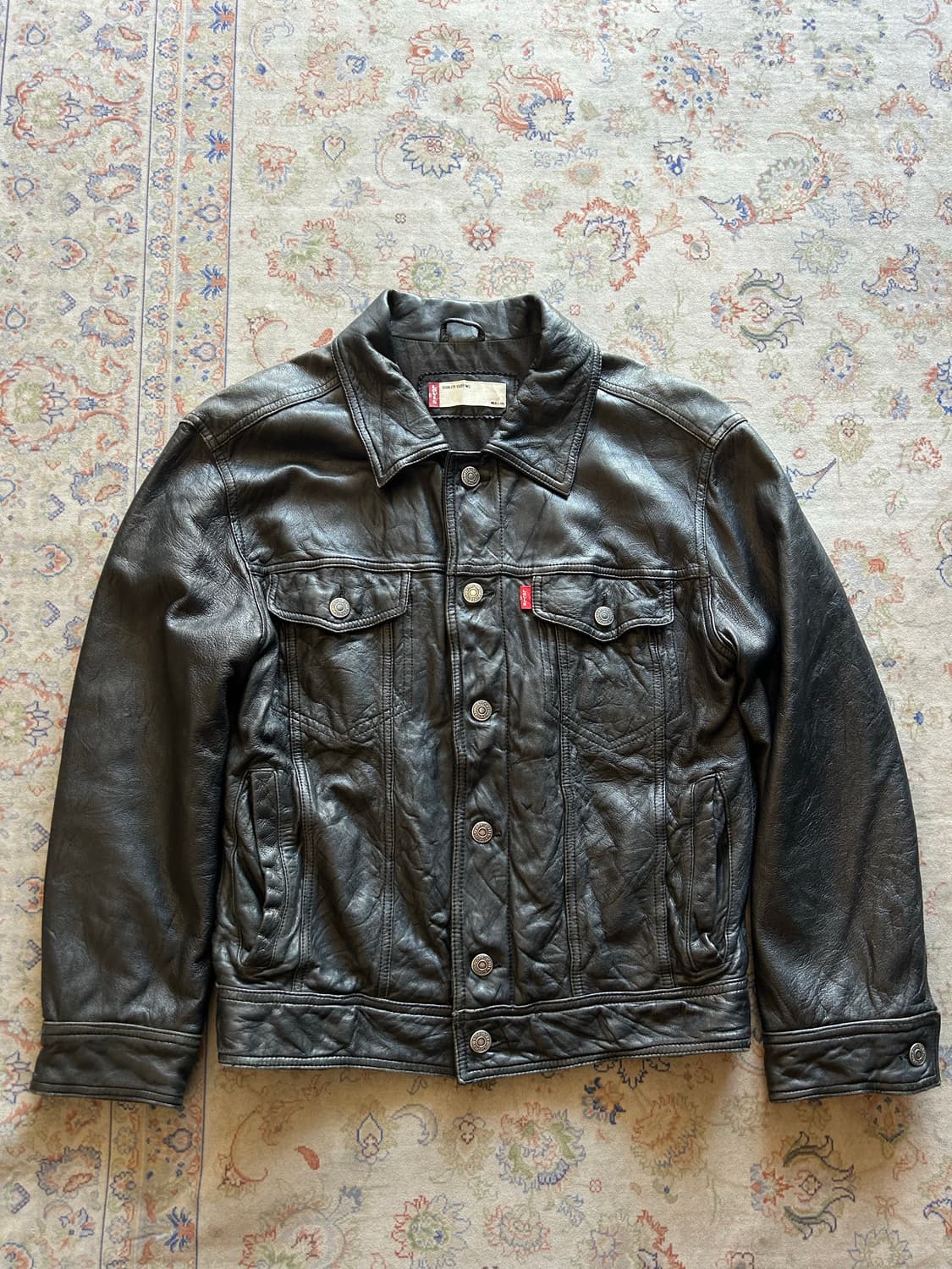 00’s Levi’s 3rd leather trucker jacket 상품이미지1
