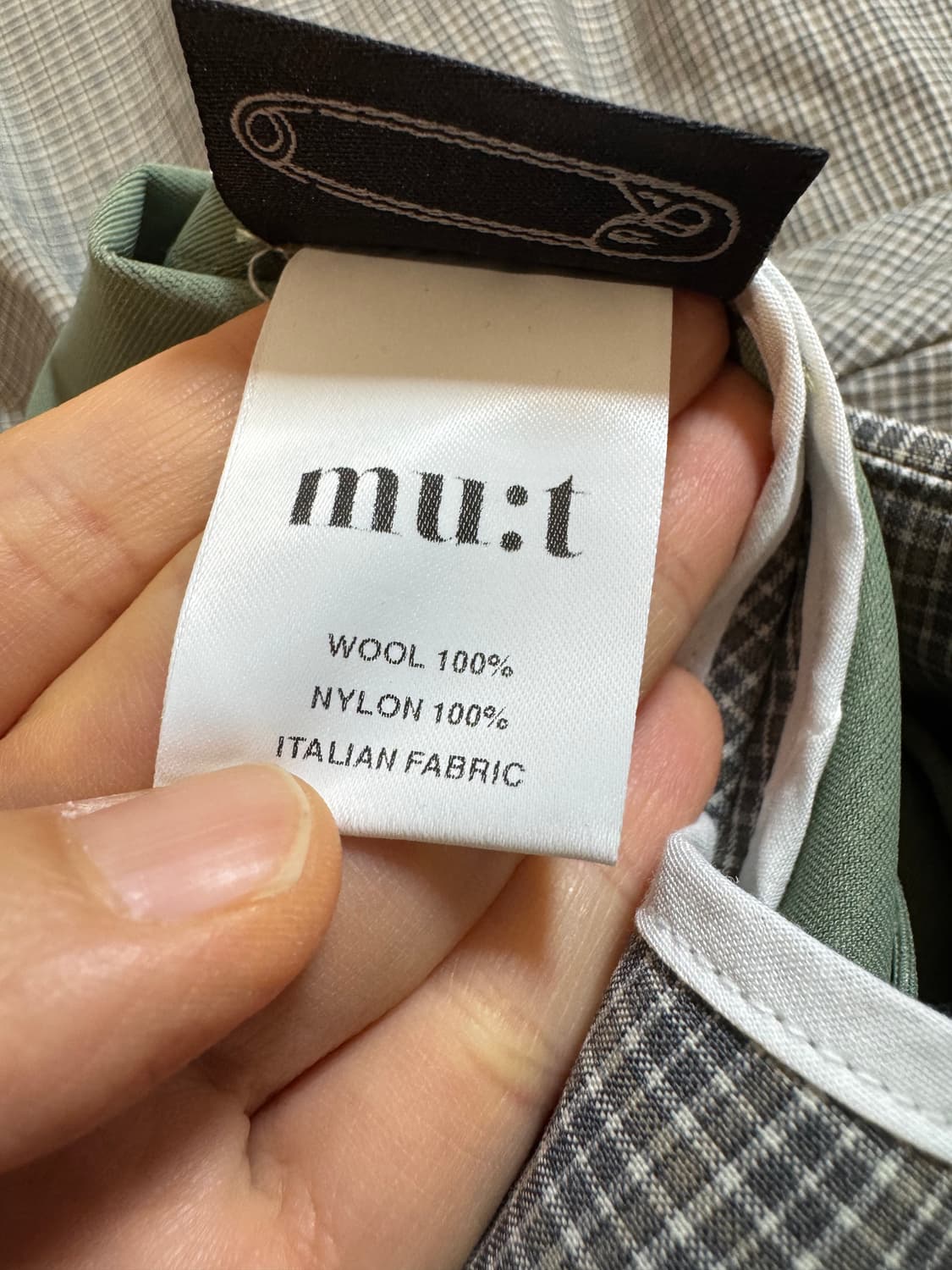 무트오피스 ITALIAN/Waterproof check 스커트 상품이미지8