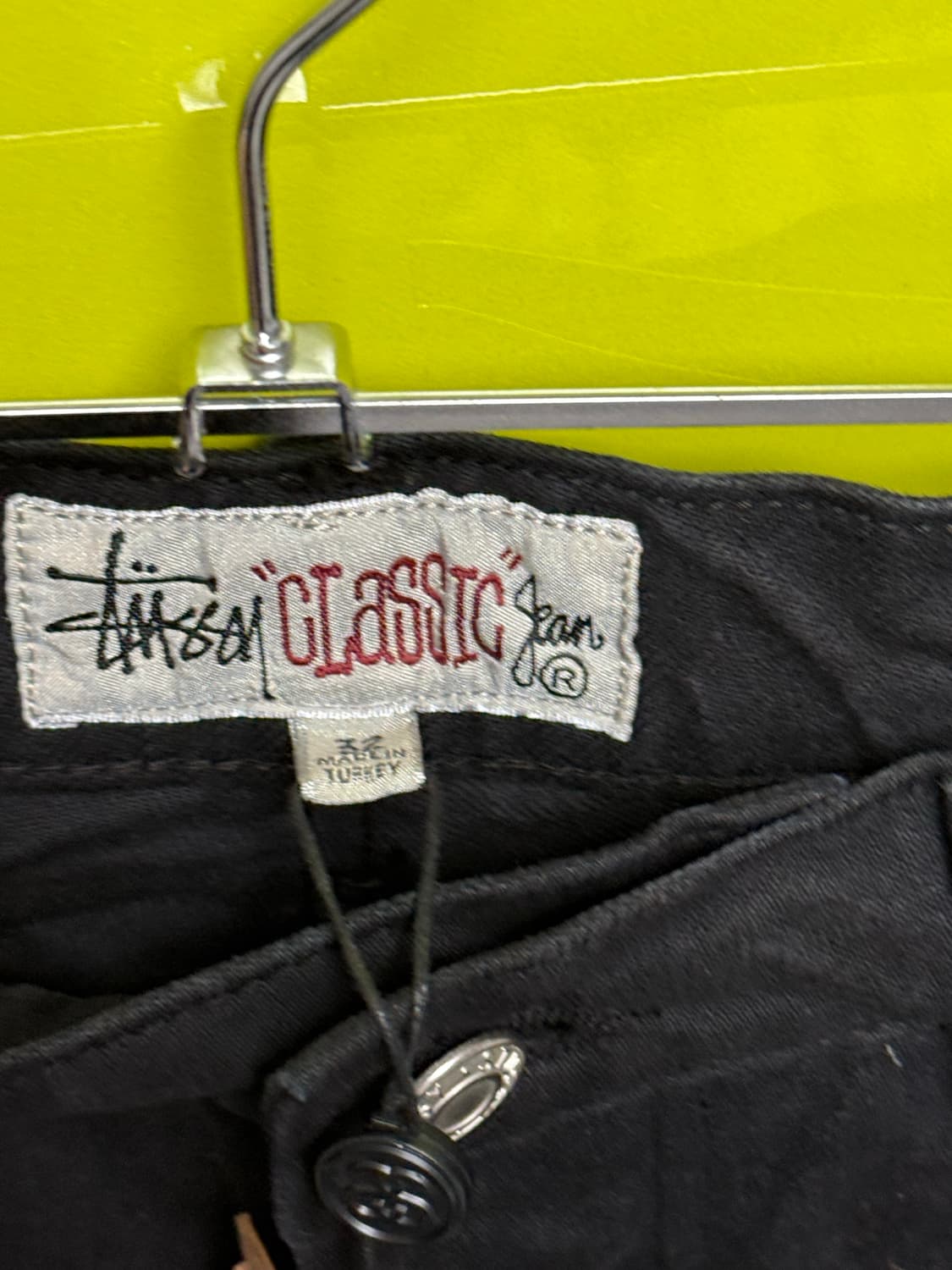 [32] 스투시 클래식 진 오버다이드 블랙 상품이미지5