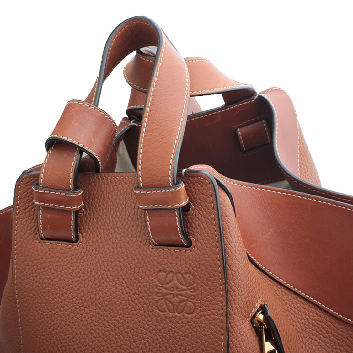 로에베 브라운 해먹 미듐 숄더 겸 토트백 상품이미지6