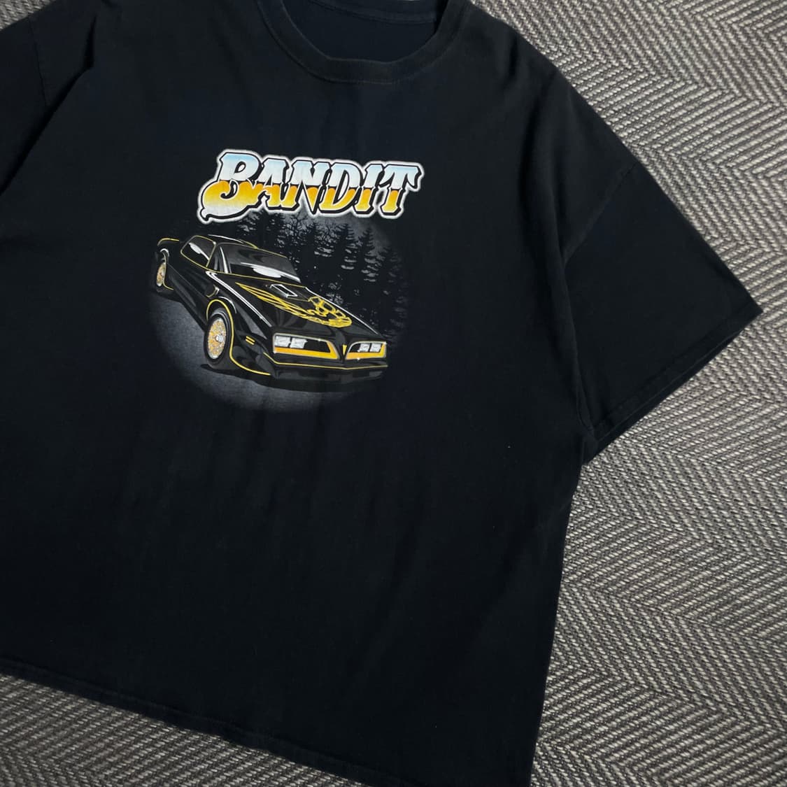 USA 오리지널 박시핏 BANDIT 레이싱 반팔 티셔츠 y 4975 상품이미지4