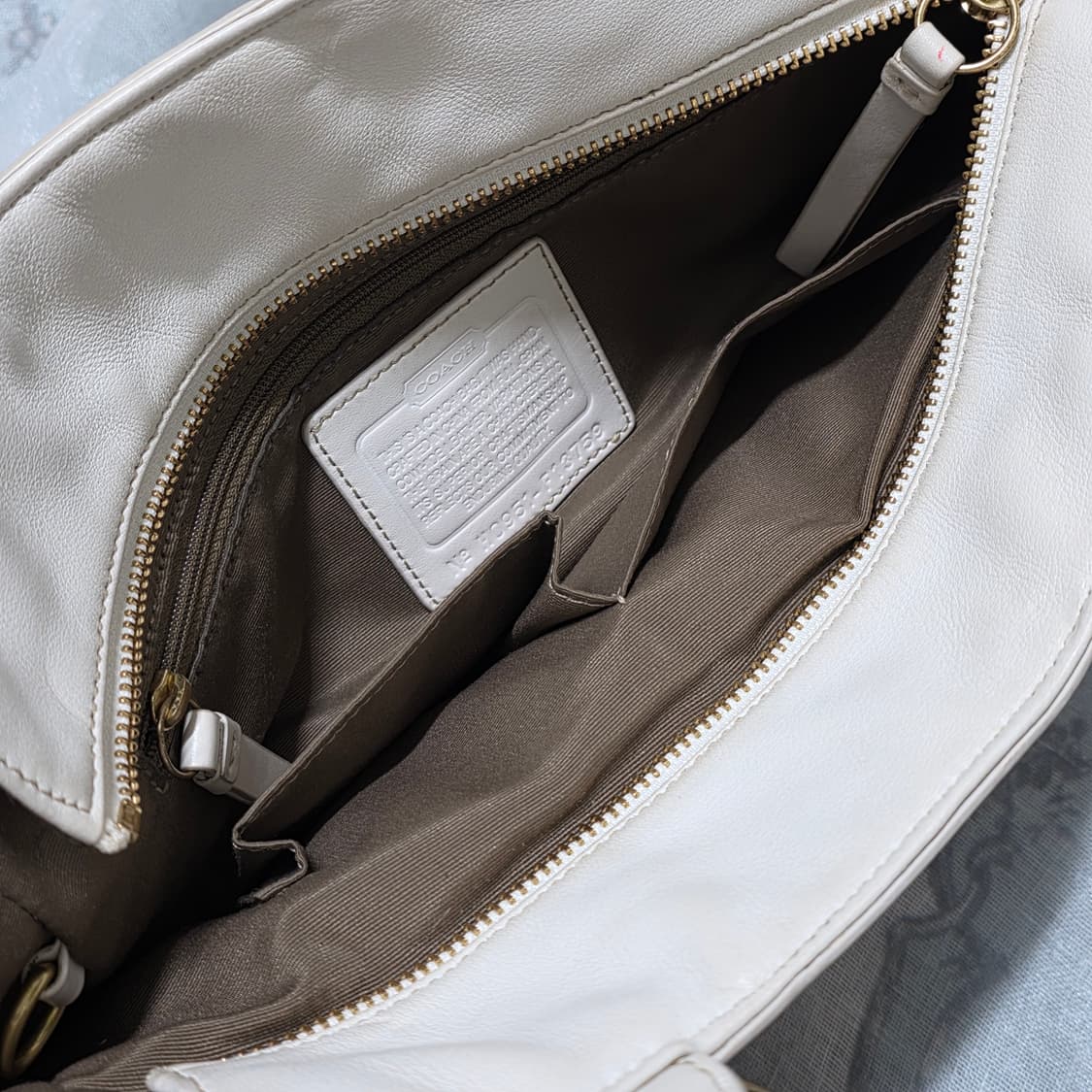 빈티지 코치 Coach 레더 숄더백 y2k 오네갸루 상품이미지5