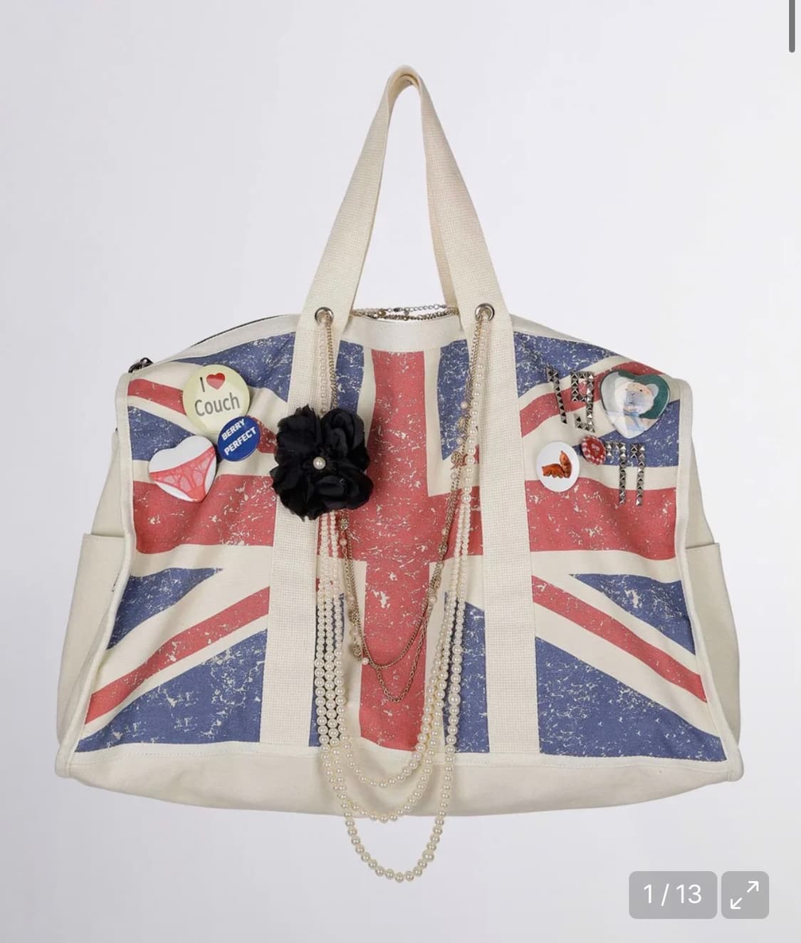 Tote Bag Union Jack 스컬프터 유니온잭 토트백 상품이미지1