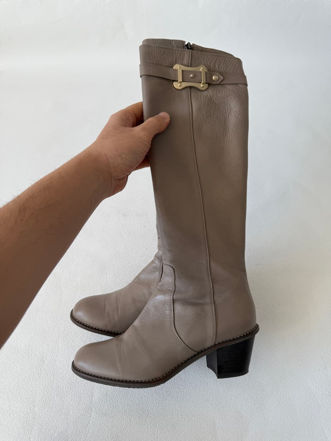 [230]Pre owned 레더 부츠 상품이미지4