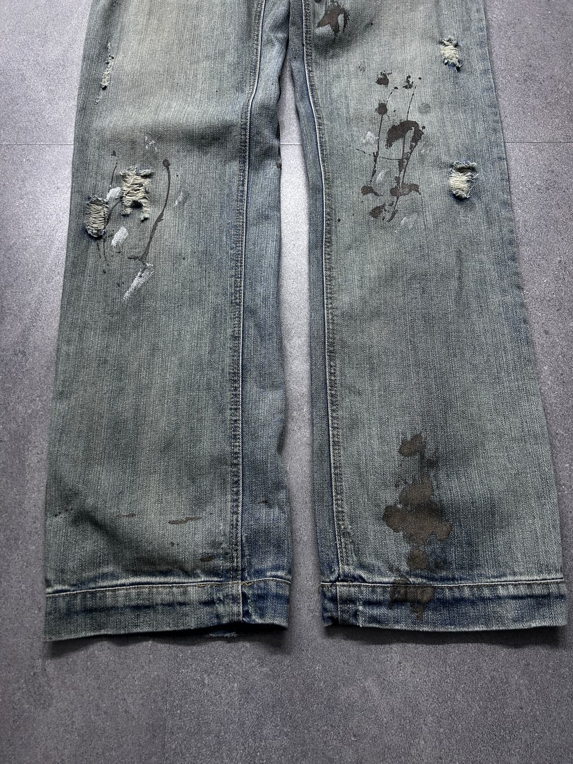 돌체앤가바나 더티 페인팅 워싱 데님 상품이미지6