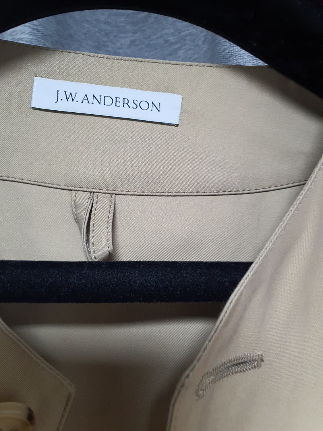 Jwanderson 앤더슨 남자양가죽배색 슈팅헌팅캐주얼 자켓s~m 상품이미지9