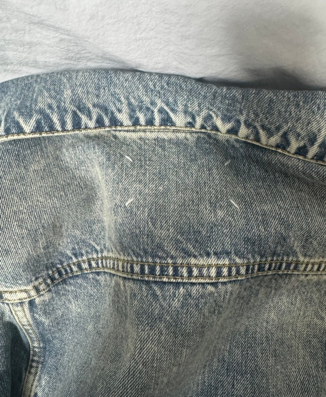 메종 마르지엘라 크롭 데님 자켓 상품이미지3