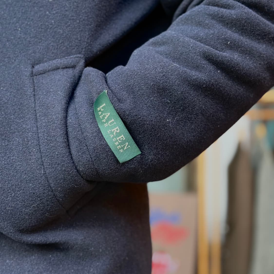 로렌 랄프로렌 울 블랜드 피코트 40S 상품이미지10