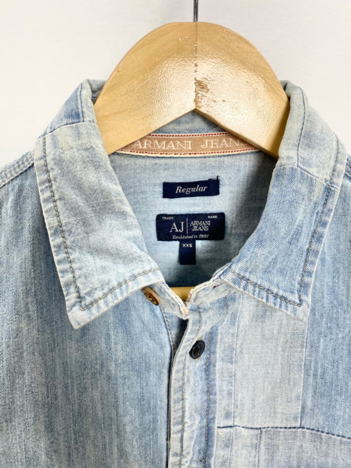 ARMANI JEANS patch work denim shirts 상품이미지10