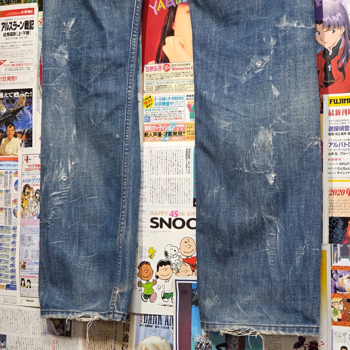 디젤 중청 디스 데미지 버튼플라이 데님 팬츠 상품이미지8