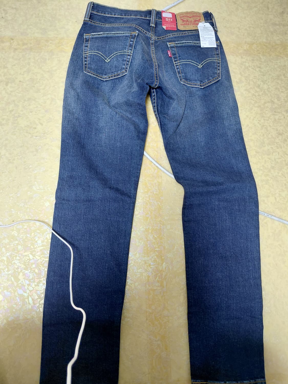 새상품) 리바이스 로우라이즈 스트레이트 데미지드진 상품이미지4