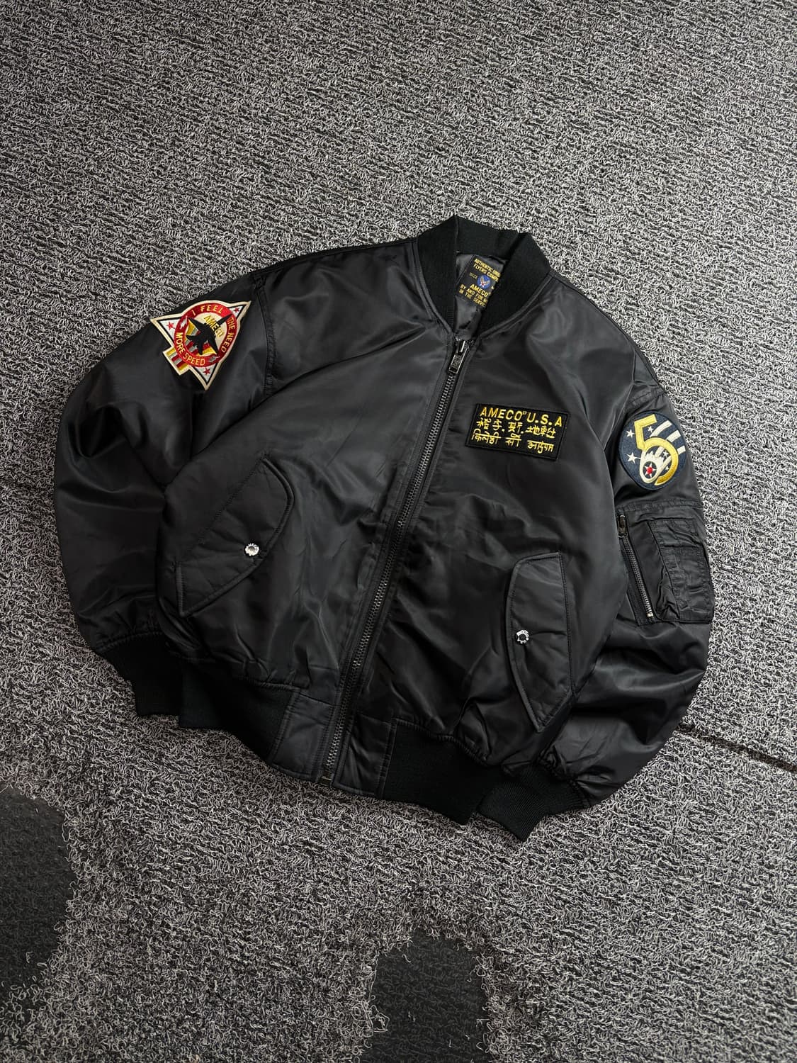 AMECO 밀리터리 MA-1 플라이트 점퍼 3781 상품이미지1