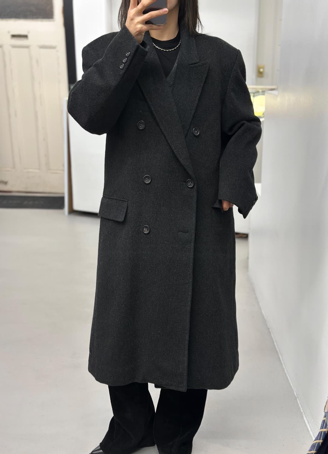 캐시미어 코트 상품이미지7