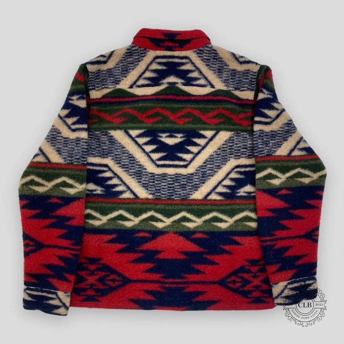 RRL 자카드 울 플리스 겨울 오버셔츠 M 상품이미지2