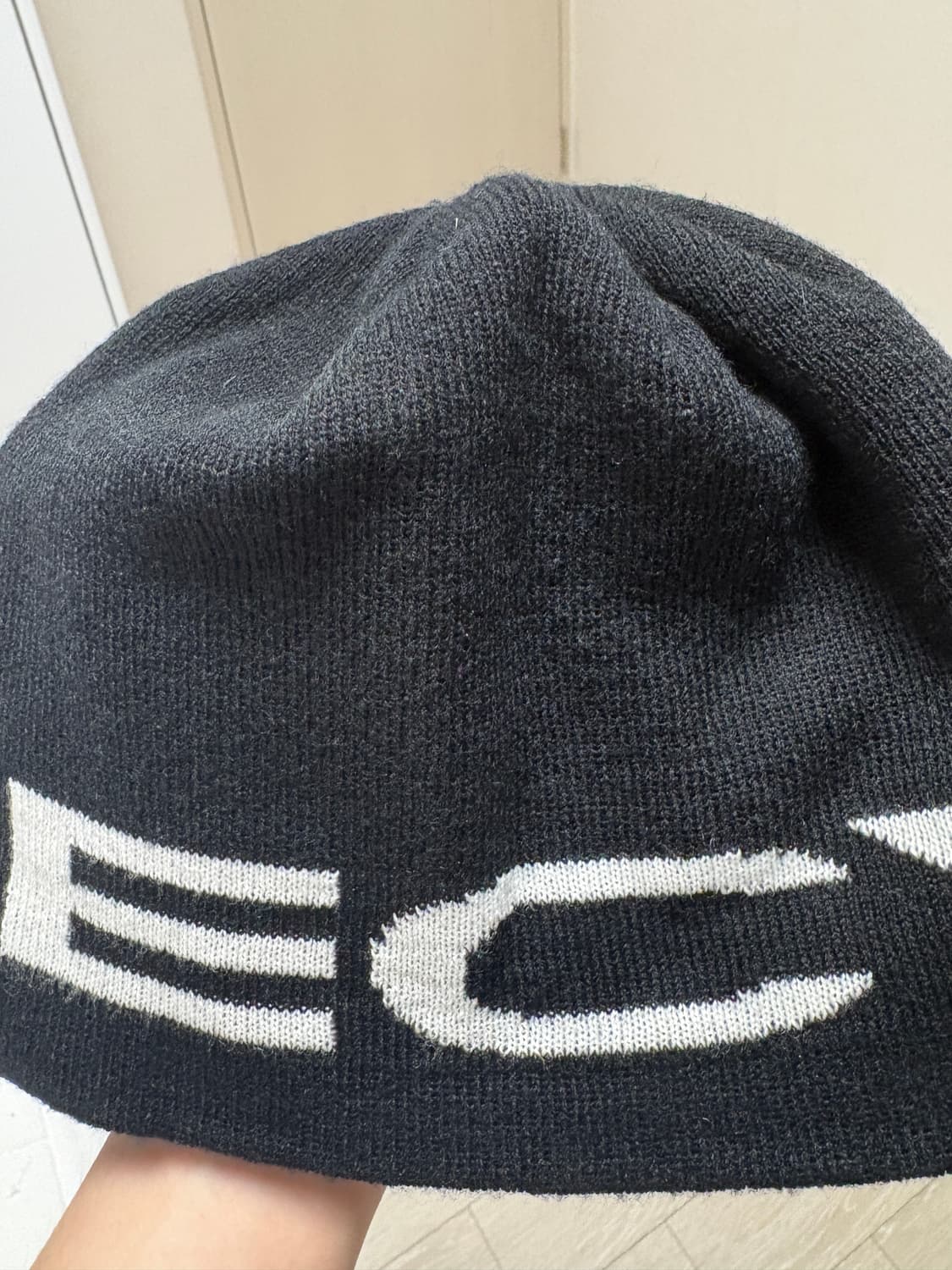 레씨토 로고 자카드 블랙 비니 상품이미지2