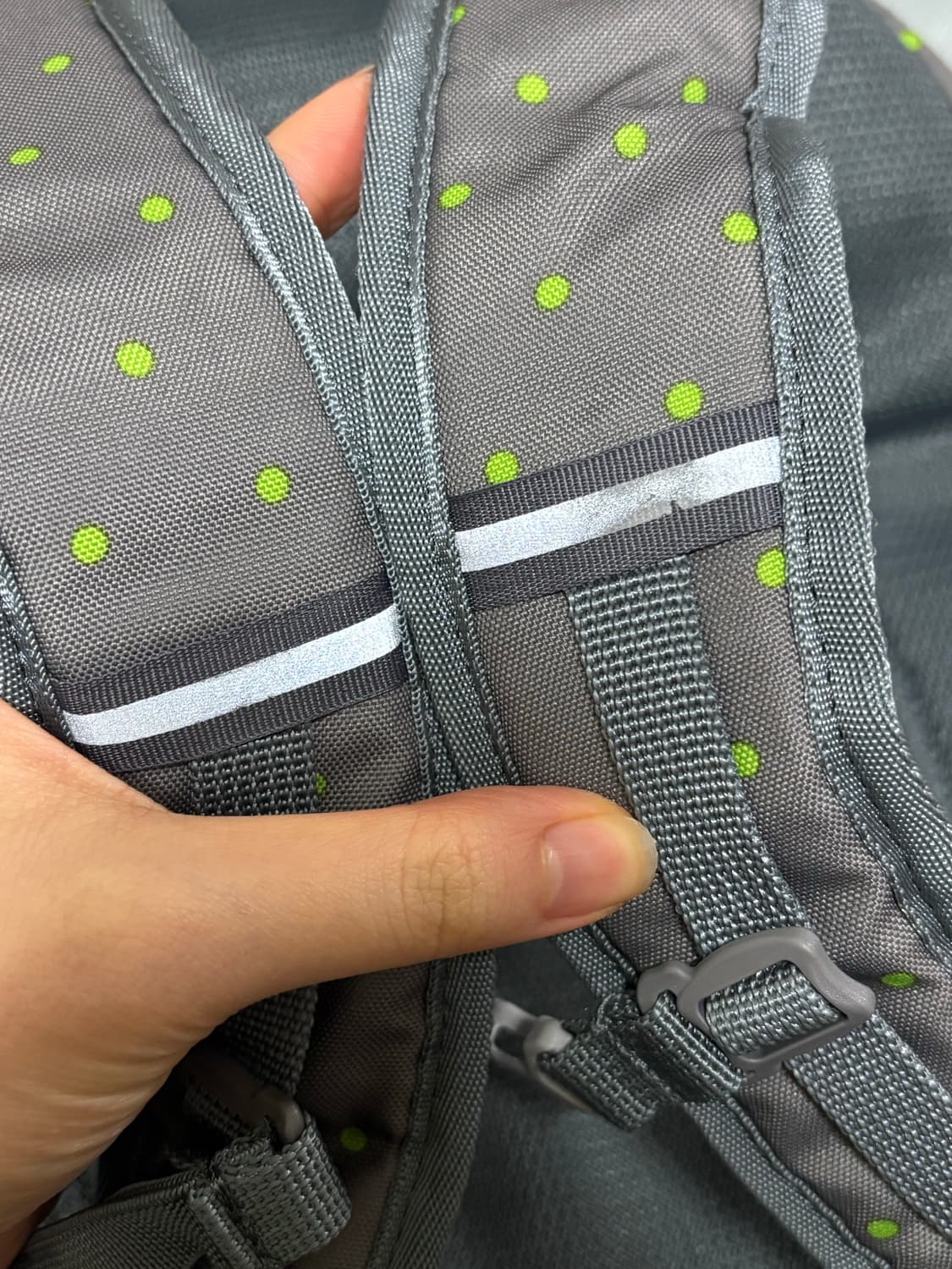 콜맨 초록 도트 백팩 | 가방 일본 빈티지 하구미 모리걸 대장템 상품이미지7