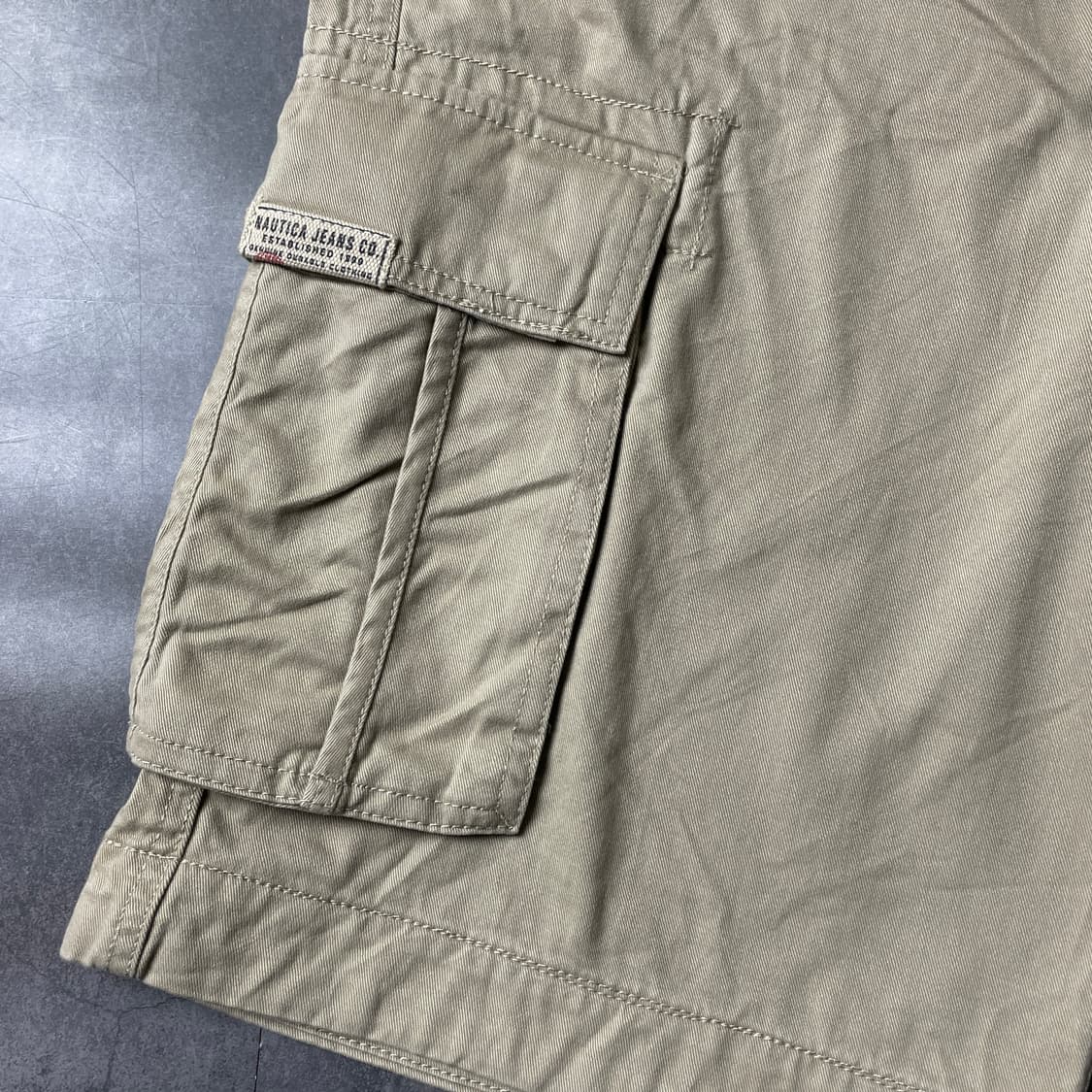 NAUTICA 노티카 빈티지 베이지 카고 하프 팬츠 A00658 상품이미지4