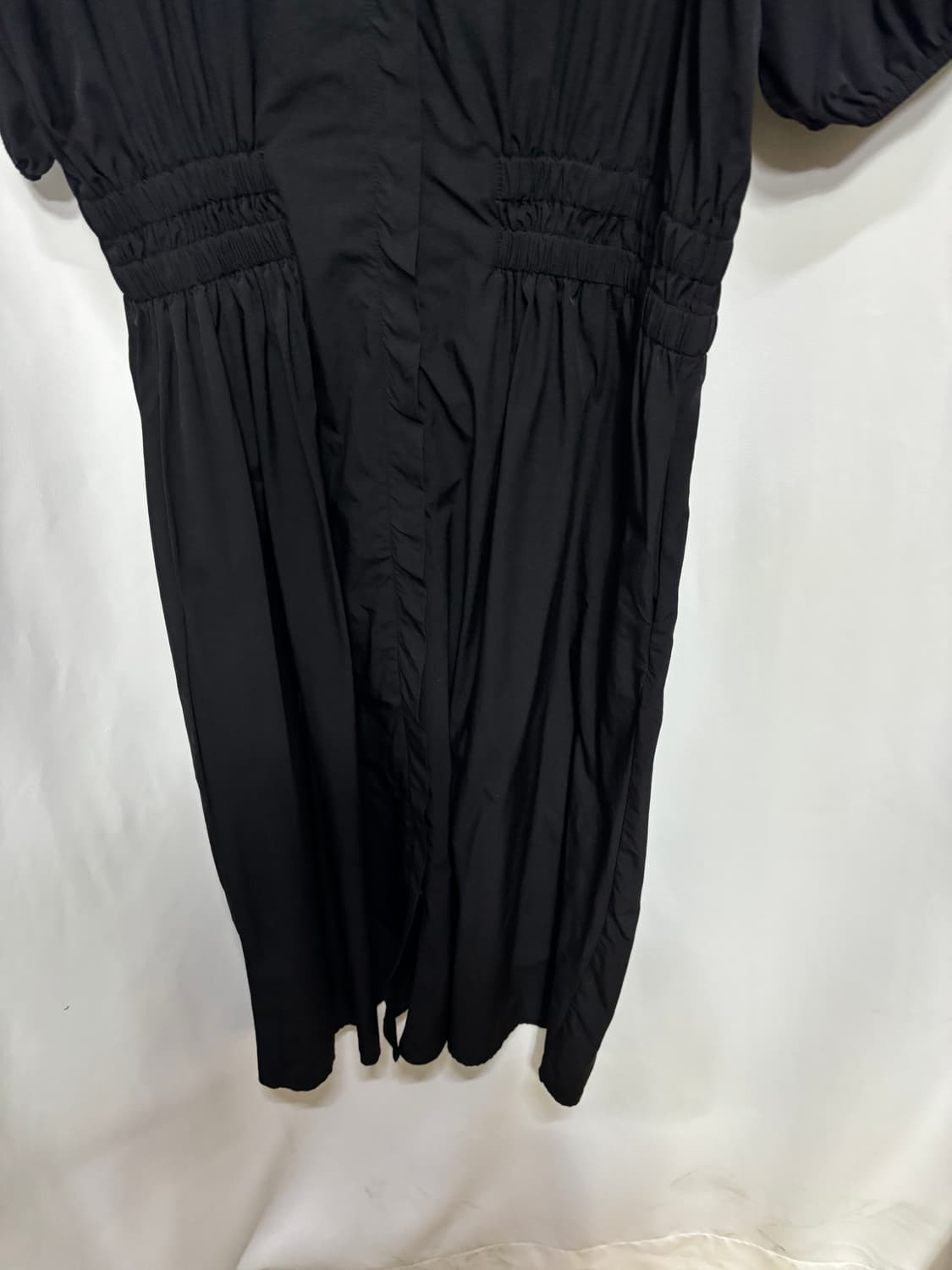 마이시즌(myseason)슈린온 투밴딩 앞 지퍼 브이넥 롱 원피스 상품이미지3