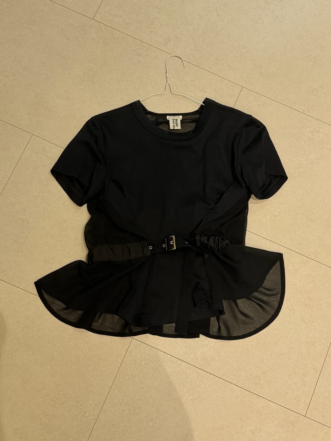 noir kei ninomiya XS 블라우스 상품이미지1