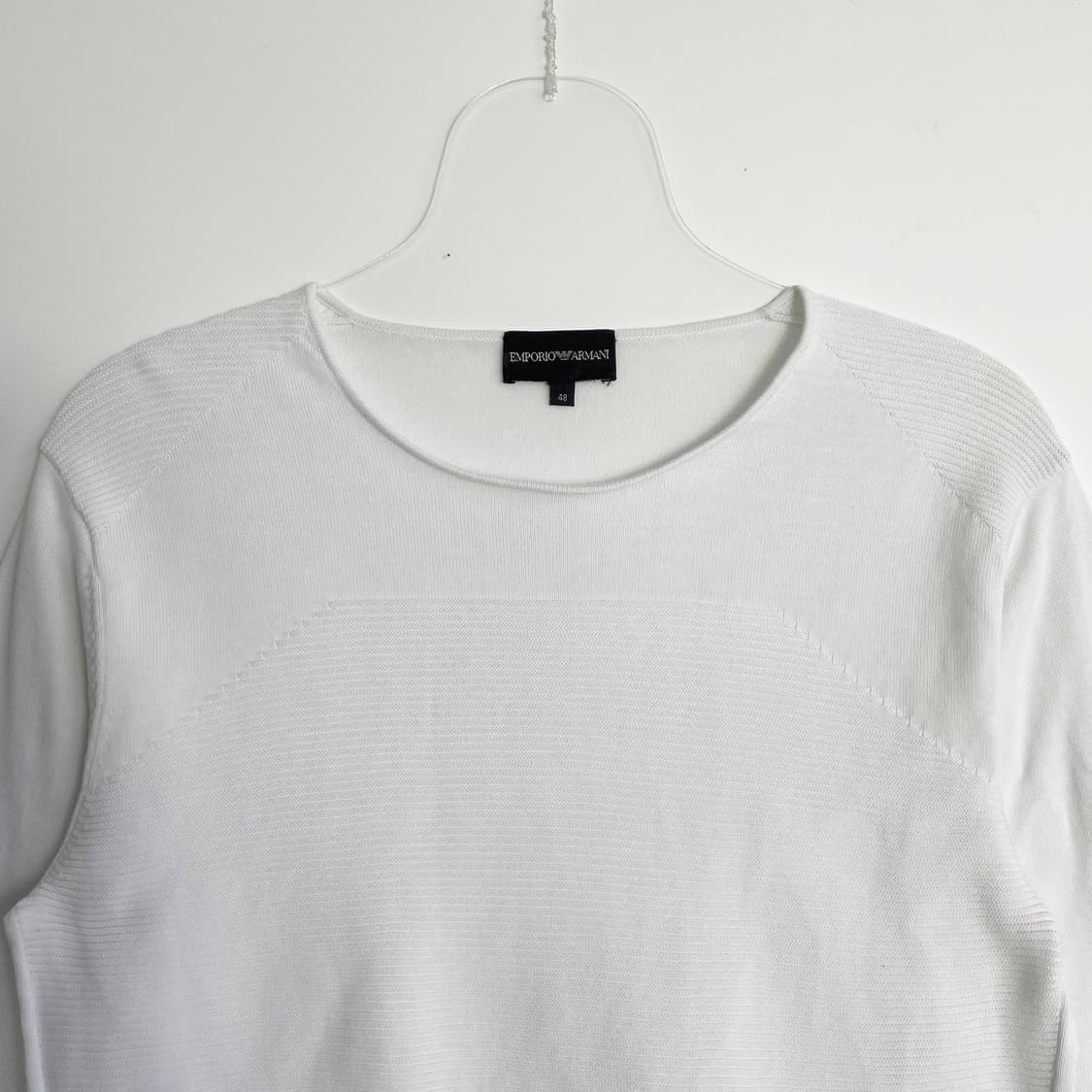 A1 엠포리오아르마니(EmporioArmani) 긴팔골지 니트 스웨터95 상품이미지2
