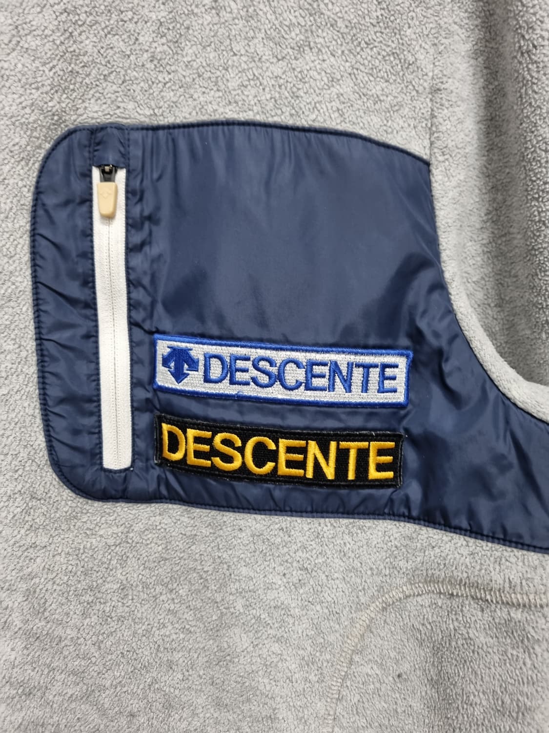 XL(105) 데상트 남성 포켓 후리스 집업 상품이미지3