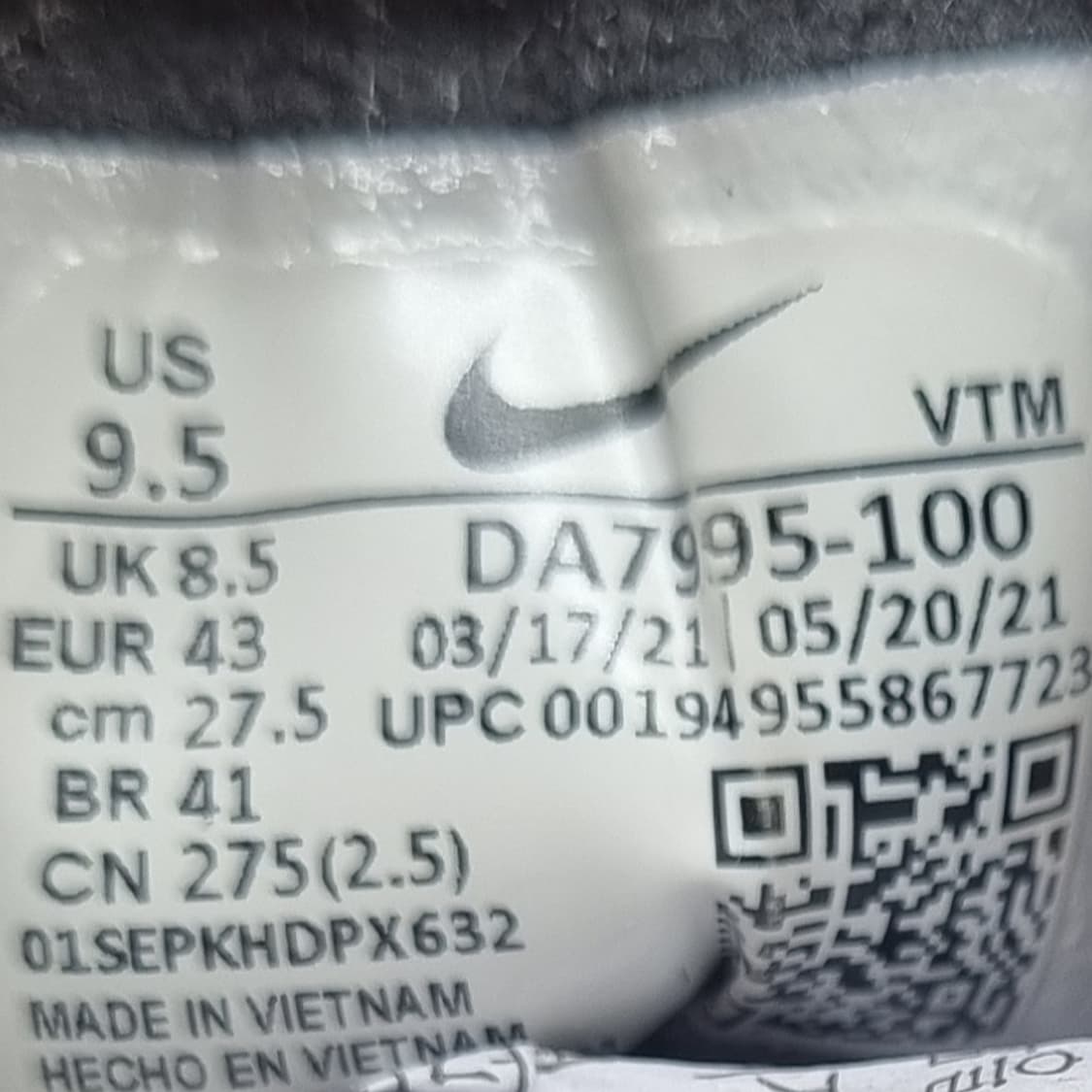 나이키 와플 원 남성운동화275 상품이미지6