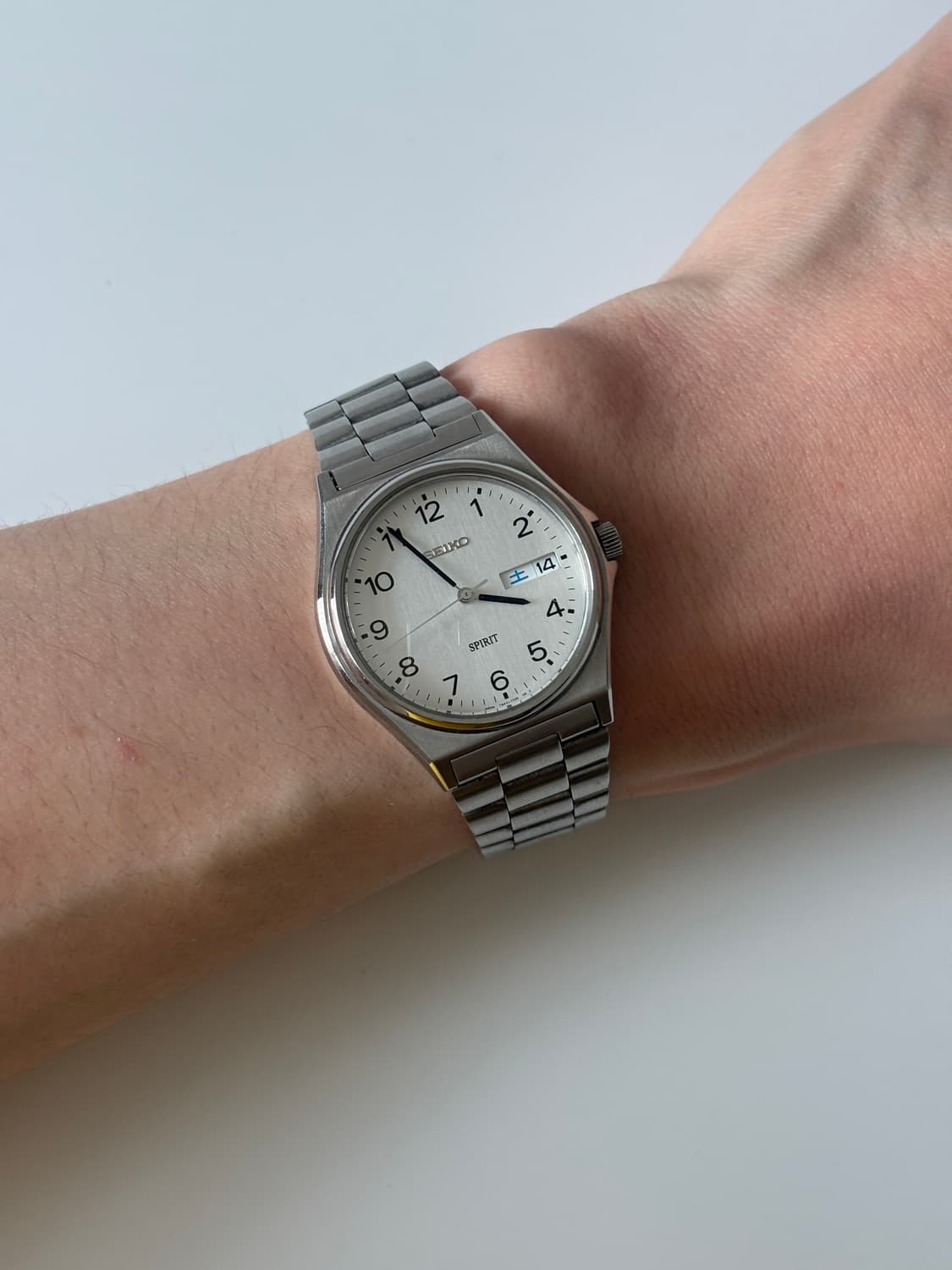 세이코 1990년대 Spirit 아라빅 인덱스 실버 쿼츠 남성 상품이미지7