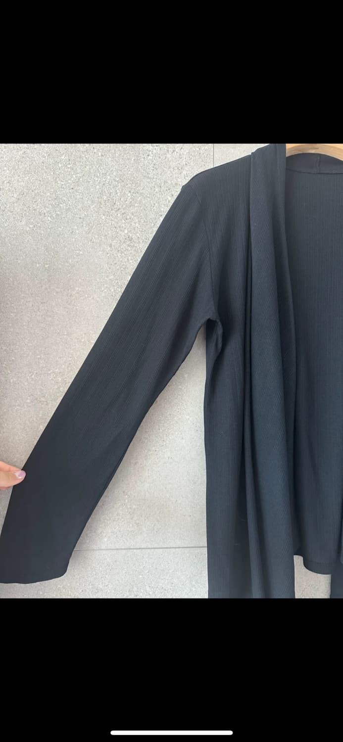 (릭오웬스st) 블랙 투웨이 가디건  상품이미지5