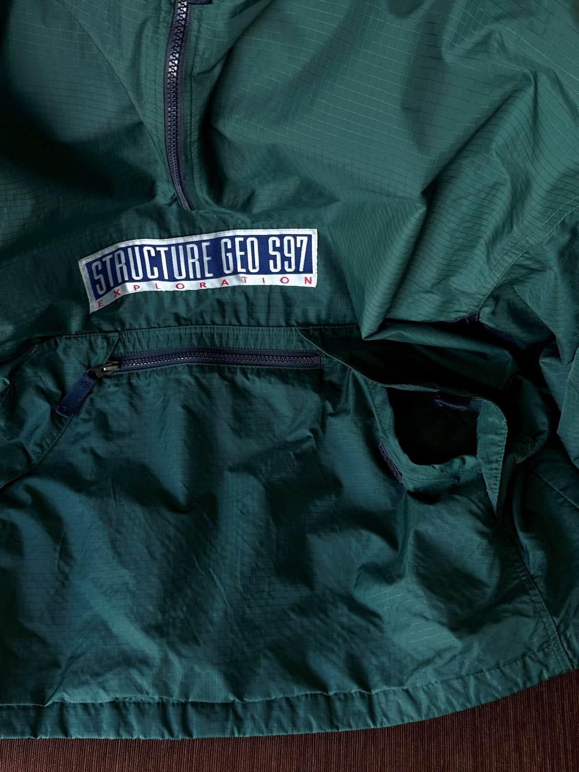 90's washer nylon utility anorak parka  상품이미지3