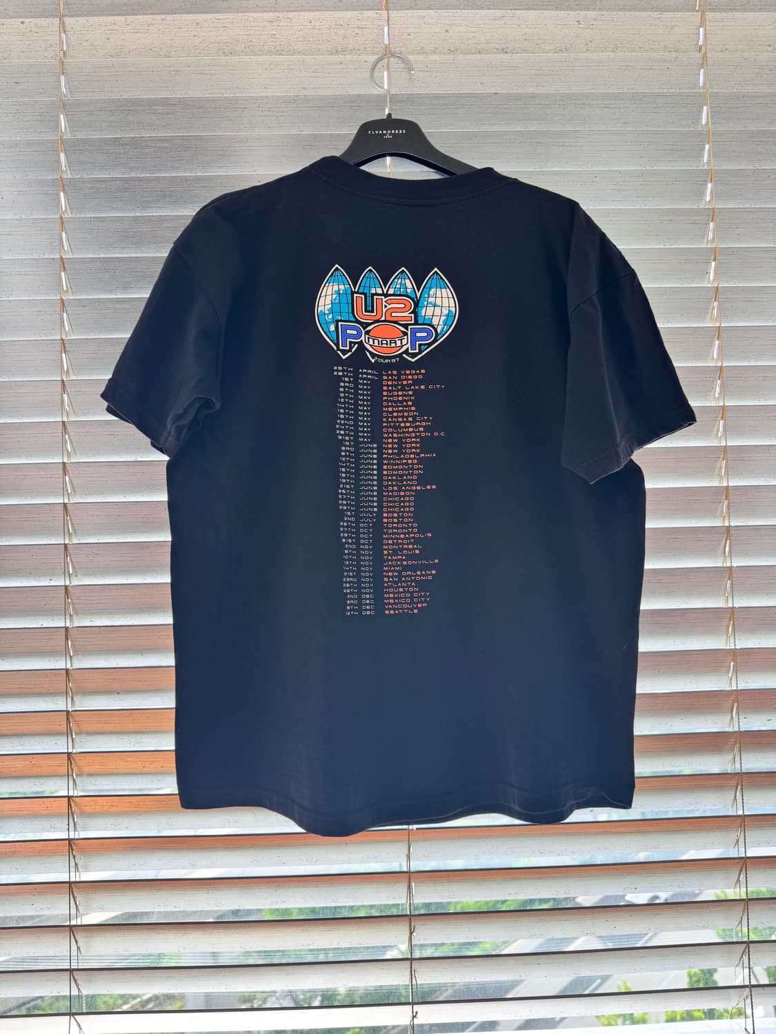 [XL] ‘97 U2 유투 Pop Mart Tour 빈티지 밴드티 상품이미지2