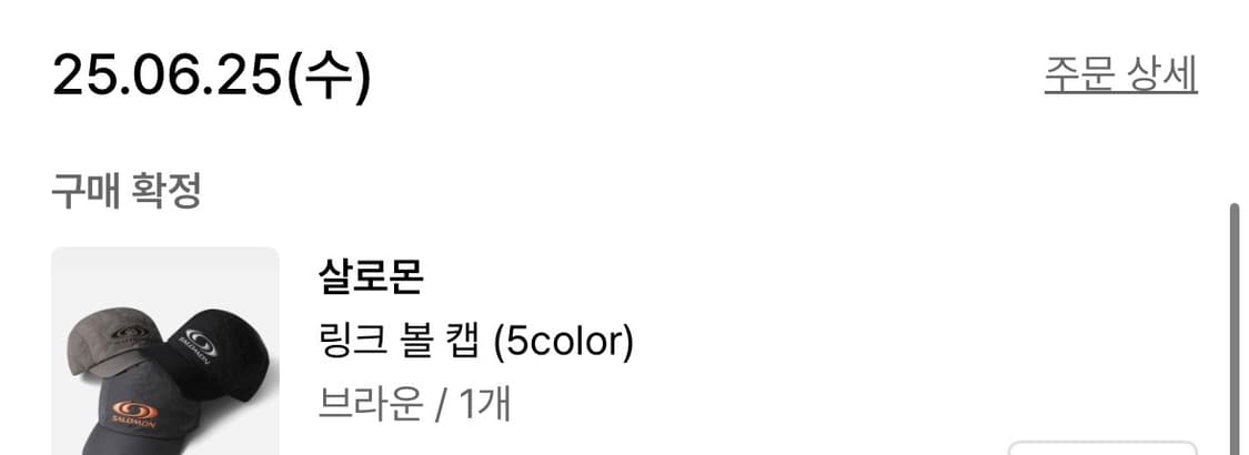 (os) 살로몬 링크 볼캡 브라운 상품이미지4