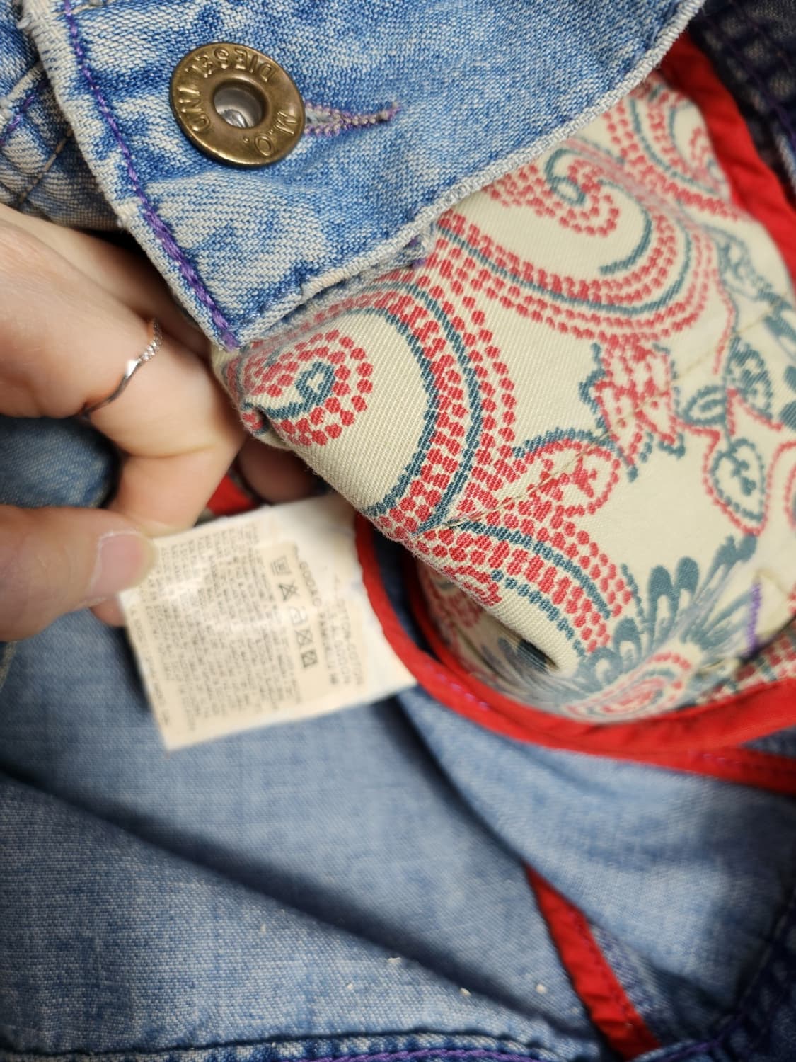 디젤 아카이브 데님 자켓 상품이미지4